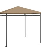 vidaXL Беседка 3x3x27 м таупе 180 г/м²