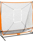 vidaXL Бейзболна мрежа за спортни тренировки черна 174x76x1585 см