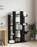 vidaXL Библиотека 13 нива 86 x 255 x 140 см Инженерна дървесина
