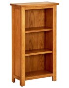 vidaXL библиотека 45x225x82 см дъбово дърво масив