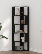 vidaXL Библиотека 5 нива 50 x 50 x 179 см Черния дъб