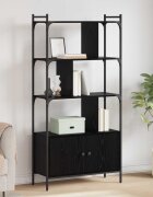vidaXL Библиотека 6 нива 765 x 30 x 1545 см Инженерна дървесина