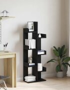 vidaXL Библиотека 8 нива 48 x 255 x 140 см Инженерна дървесина