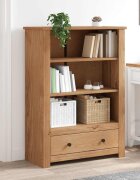 vidaXL Библиотека 80x35x110 см бор масив Panama Range