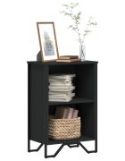 vidaXL Библиотека бяла 50x31x745 см инженерно дърво
