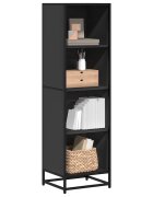 vidaXL Библиотека черна 40x35x139 см ПДЧ