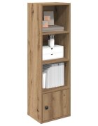 vidaXL Библиотека дъб артизан 31x24x102 см инженерно дърво