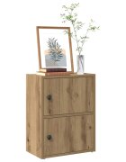 vidaXL Библиотека дъб артизан 40x24x52 см инженерно дърво