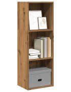 vidaXL Библиотека дъб артизан 40x30x114 см инженерно дърво