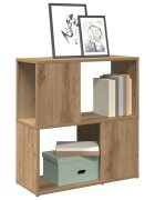 vidaXL Библиотека дъб артизан 60x24x63 см инженерно дърво