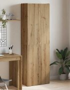 vidaXL Библиотека дъб артизан 60x32x190 см инженерно дърво