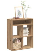 vidaXL Библиотека дъб артизан 66x31x80 см инженерно дърво