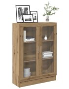 vidaXL Библиотека дъб артизан 825x305x115 см инженерно дърво