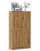 vidaXL Библиотека дъб артизан 825x305x150 см инженерно дърво