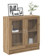 vidaXL Библиотека дъб артизан 825x305x80 см инженерно дърво