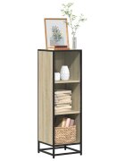 vidaXL Библиотека дъб сонома 335x33x1075 см инженерно дърво