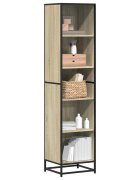 vidaXL Библиотека дъб сонома 40x35x1705 см ПДЧ