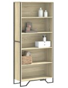 vidaXL Библиотека дъб сонома 80x31x169 см инженерно дърво