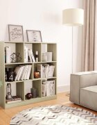 vidaXL Библиотека дъб сонома 975x295x100 см инженерно дърво