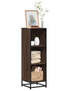 vidaXL Библиотека кафяв дъб 335x33x1075 см инженерно дърво