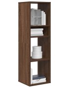 vidaXL Библиотека кафяв дъб 34x31x112 см инженерно дърво