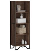 vidaXL Библиотека кафяв дъб 50x31x1375 см инженерно дърво