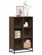 vidaXL Библиотека кафяв дъб 655x33x1075 см инженерно дърво