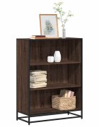 vidaXL Библиотека кафяв дъб 805x35x1075 см инженерно дърво