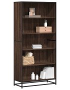vidaXL Библиотека кафяв дъб 805x35x1705 см инженерно дърво
