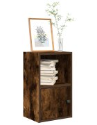 vidaXL Библиотека опушен дъб 31x24x52 см инженерно дърво