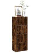 vidaXL Библиотека опушен дъб 40x24x102 см инженерно дърво
