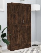 vidaXL Библиотека опушен дъб 825x305x150 см инженерно дърво