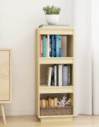 vidaXL Библиотека/разделител за стая 40x35x103 см бор масив