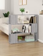 vidaXL Библиотека/разделител за стая сив сонома 100x24x94 см