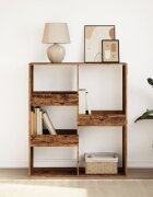 vidaXL Библиотека/разделител за стая старо дърво 100x33x115 см