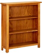 vidaXL Библиотека с 3 рафта 70x225x82 см дъбов масив