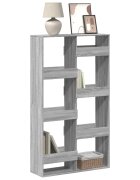 vidaXL Библиотека сив сонома 100x33x175 см инженерно дърво