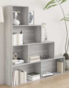 vidaXL Библиотека сив сонома 155x24x160 см
