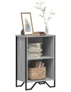 vidaXL Библиотека сив сонома 50x31x745 см инженерно дърво
