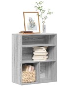 vidaXL Библиотека сив сонома 60x30x715 см инженерно дърво