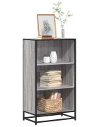 vidaXL Библиотека сив сонома 60x35x1075 см инженерно дърво