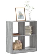 vidaXL Библиотека сив сонома 685x32x75 см инженерно дърво