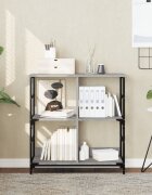 vidaXL Библиотека сив сонома 785x33x82 см инженерно дърво