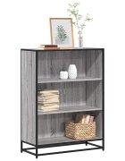 vidaXL Библиотека сив сонома 805x35x1075 см инженерно дърво