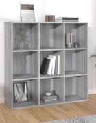 vidaXL Библиотека сив сонома 98x29x975 см