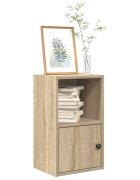 vidaXL Библиотека сонома дъб 31x24x52 см инженерно дърво
