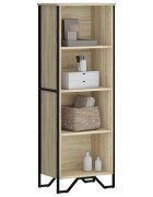 vidaXL Библиотека сонома дъб 50x31x745 см инженерно дърво