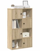 vidaXL Библиотека сонома дъб 60x24x1015 см инженерно дърво