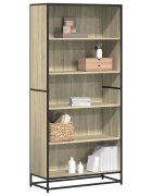vidaXL Библиотека сонома дъб 805x35x1705 см инженерно дърво