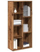 vidaXL Библиотека старо дърво 50x25x104 см